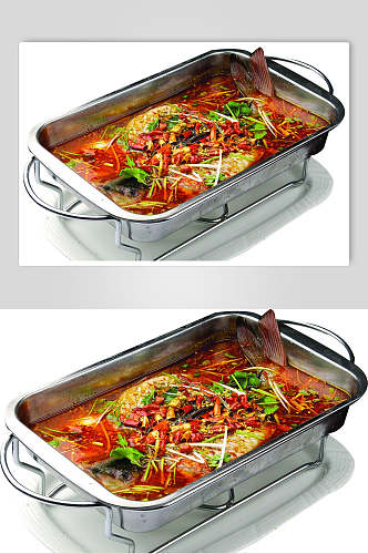 热菜香辣烤鱼食品图片