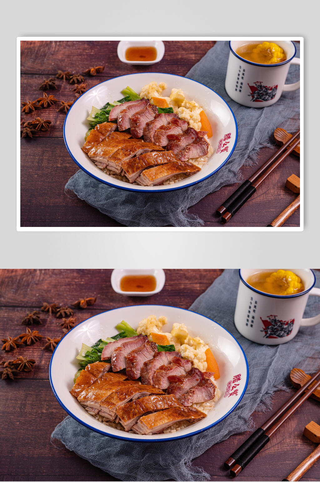 美味烧鸭饭摄影图片素材