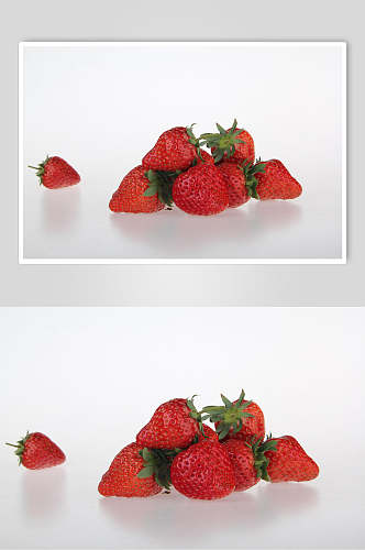 时尚草莓美食实拍图片