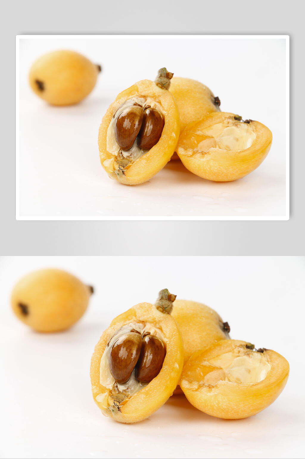 新鲜枇杷美食高清图片素材