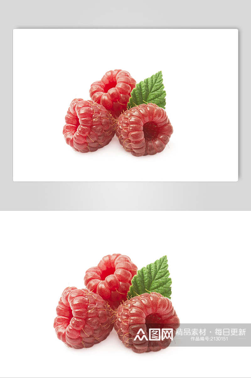 精选美味树莓食品实拍图片素材