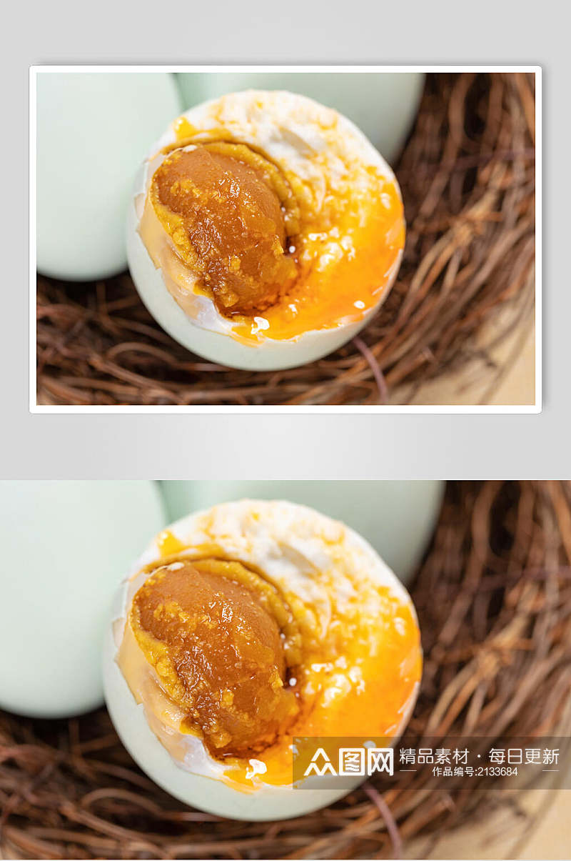 流油咸鸭蛋食品图片素材