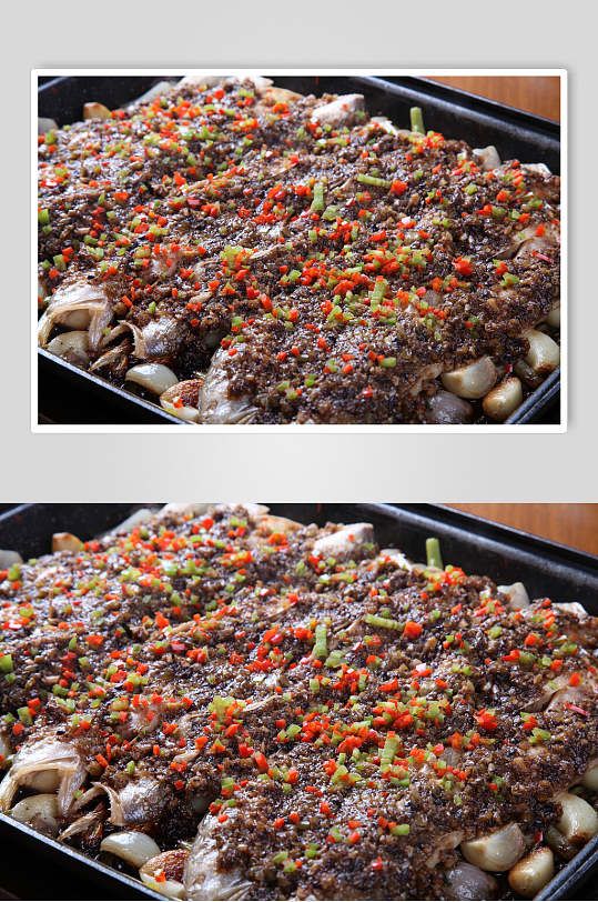 鲜香美味招牌烤鱼食物图片