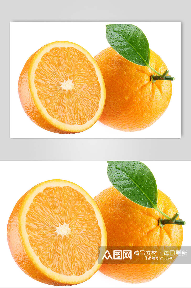 精选橙子食品摄影图片素材
