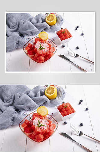 冰镇草莓水果图片