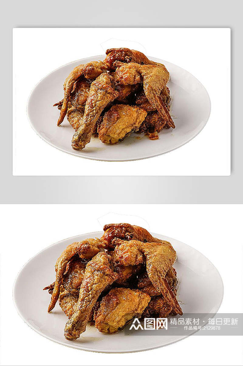 鲜香美味韩式炸鸡小食美食图片素材