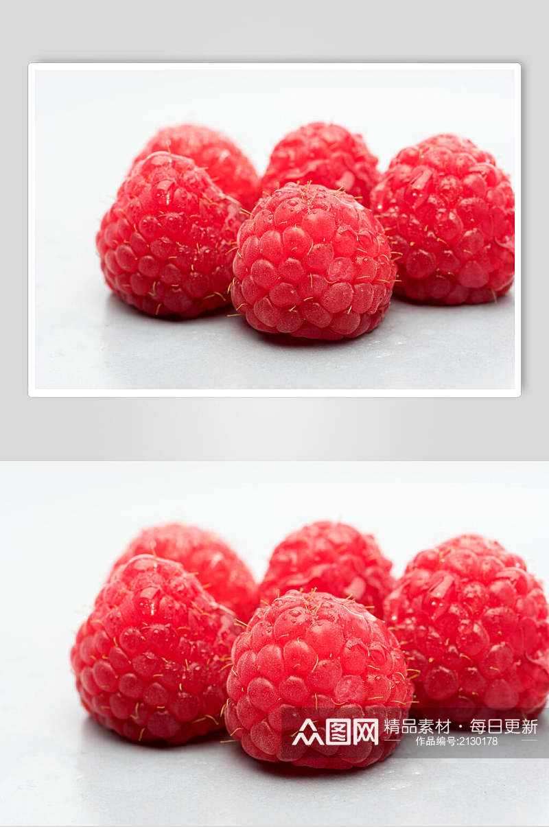 原生态树莓食品实拍图片素材