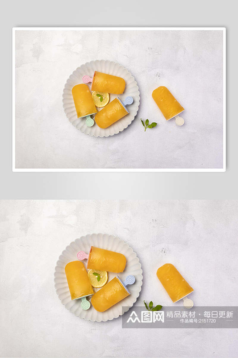 芒果冰棍饮美食图片素材