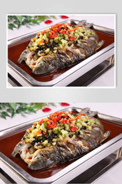 特色酸菜烤鱼食物图片