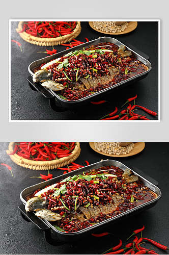 湘菜烤鱼食品图片