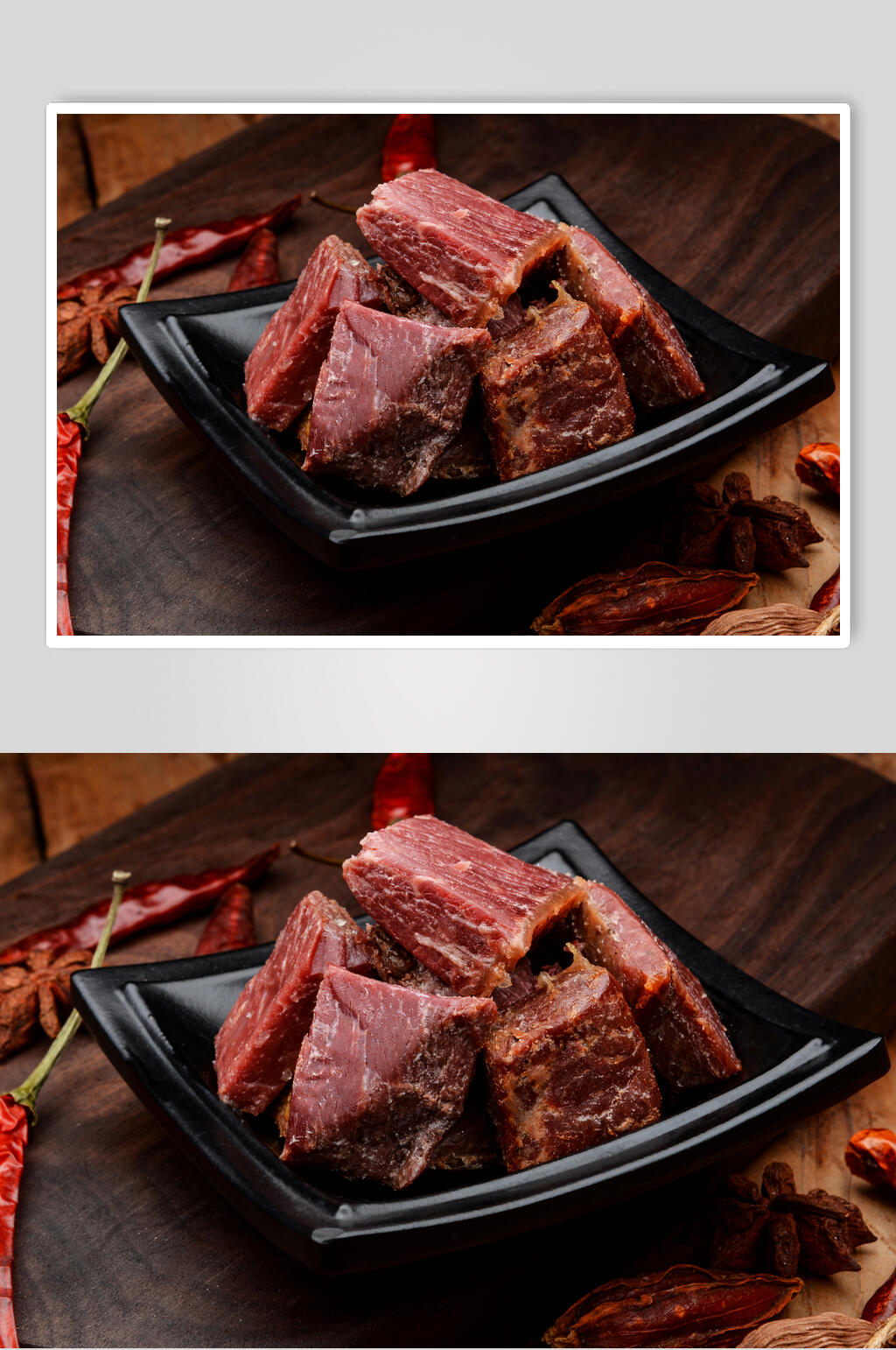 招牌美味牛肉干摄影美食图片素材