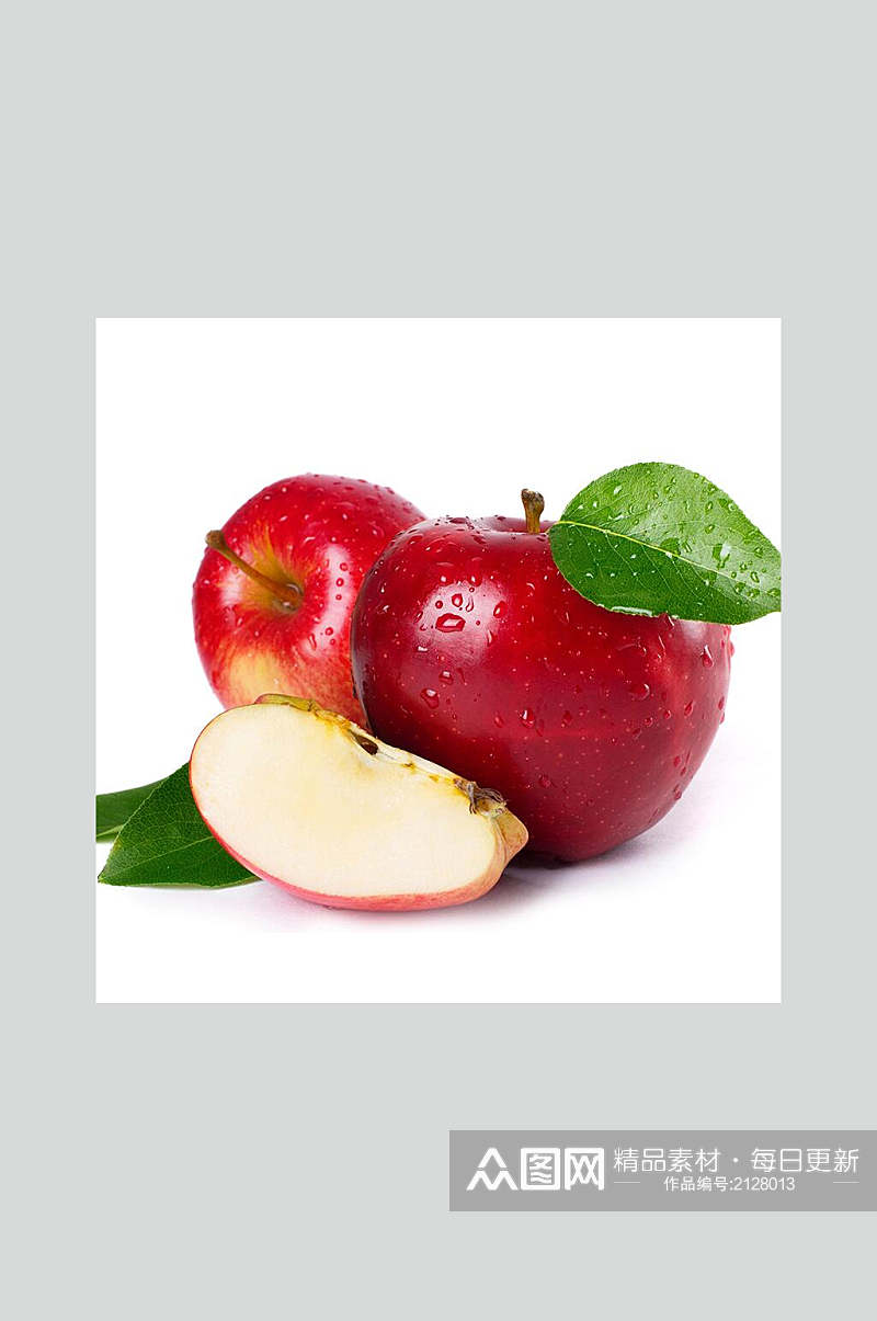 精品红苹果美食高清图片素材