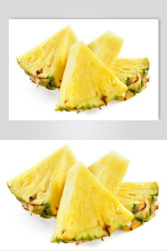 切块菠萝水果食品图片