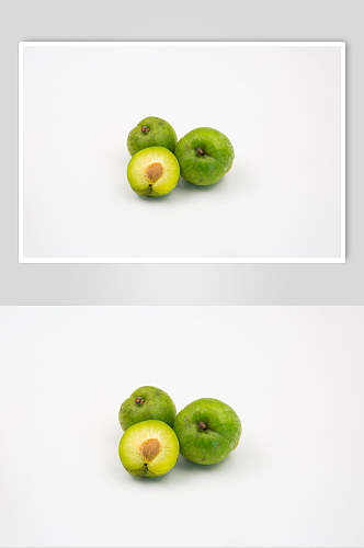绿色脆李水果食品图片