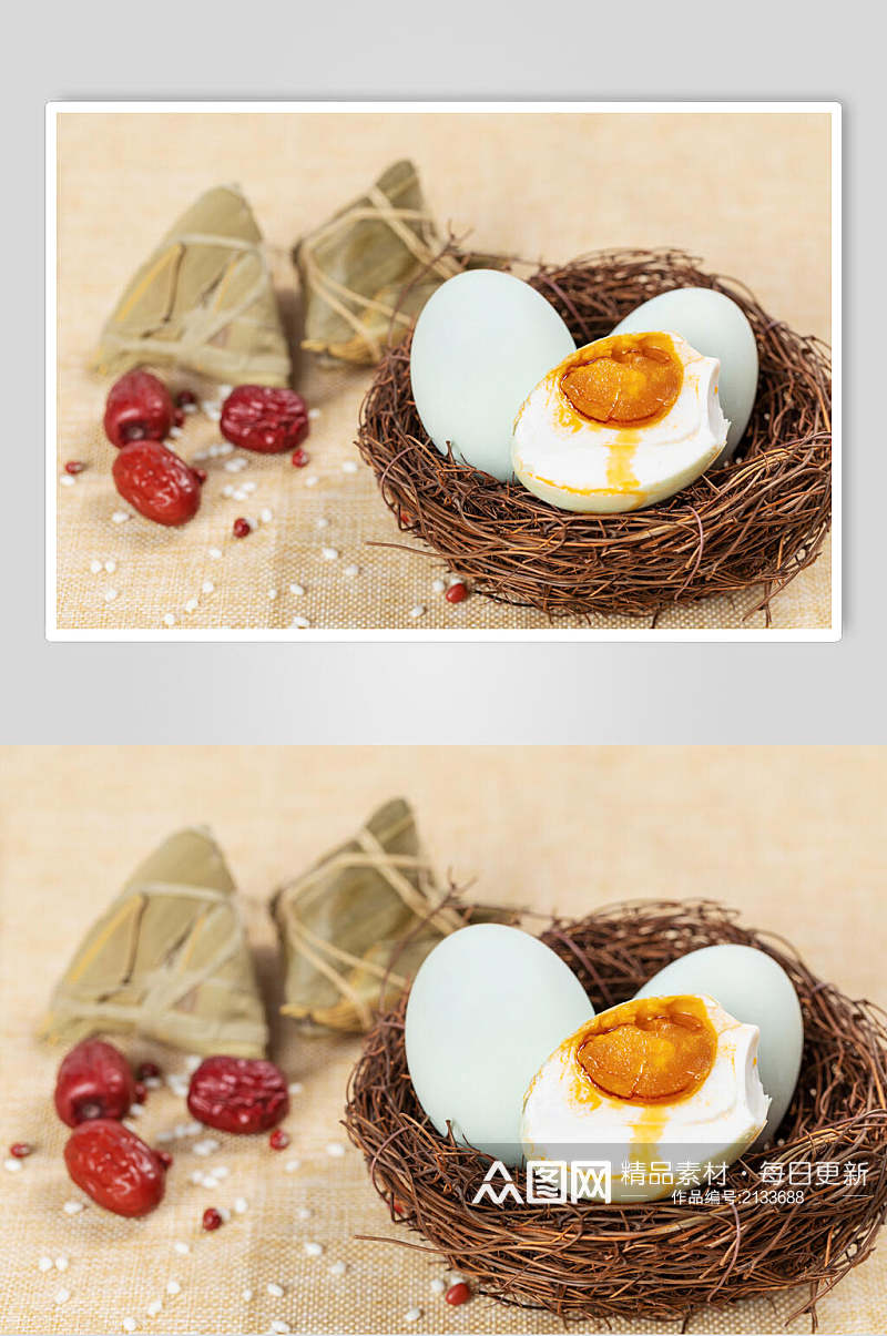 新鲜精品咸鸭蛋食品图片素材