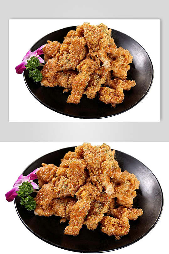酥脆韩式炸鸡小食食品图片