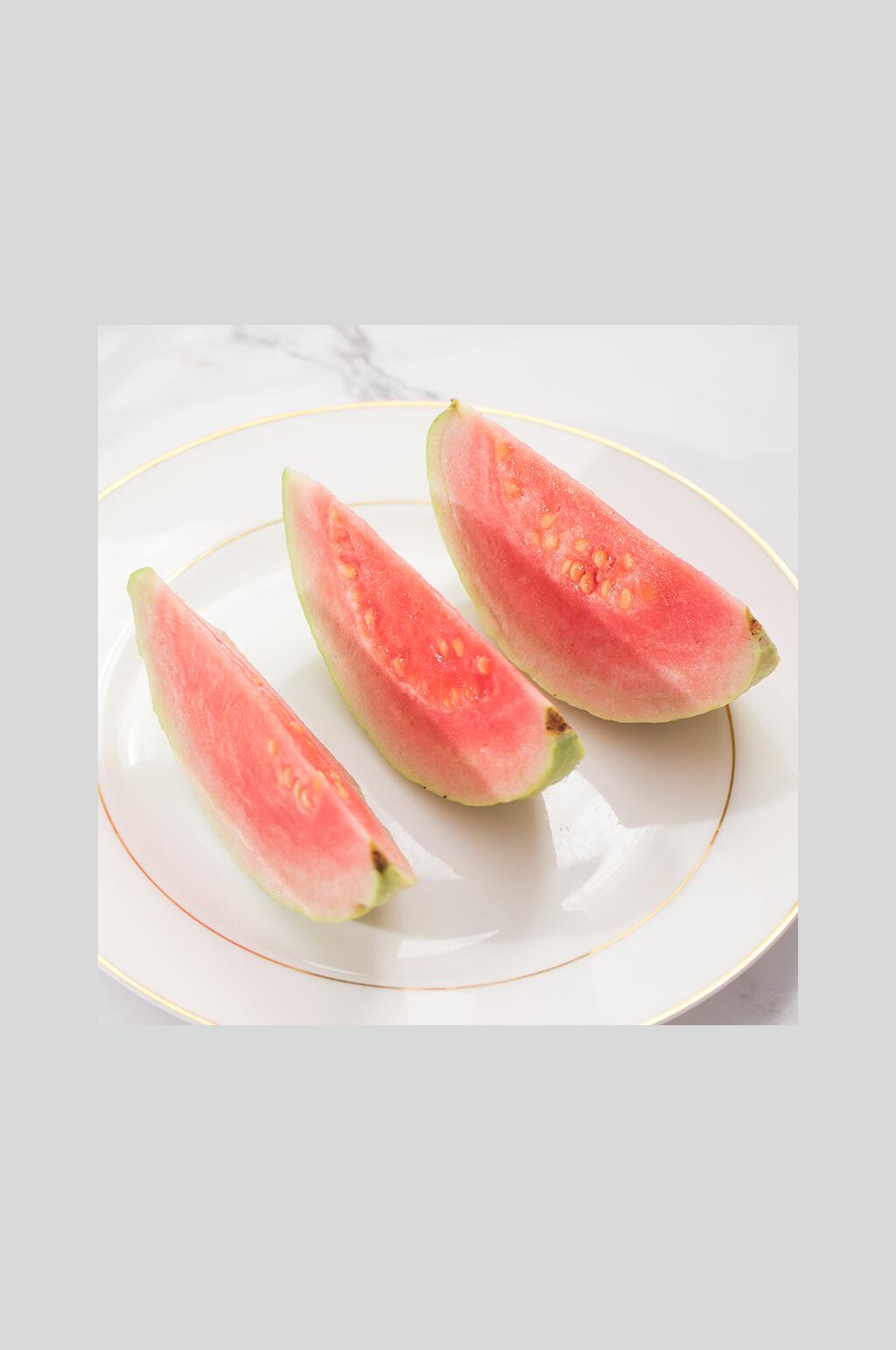 切块芭乐食品摄影图片素材