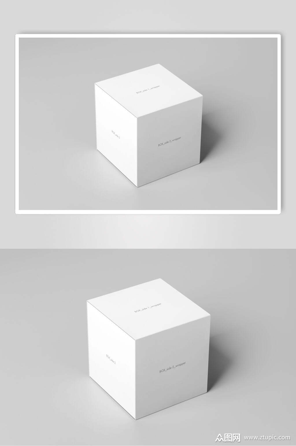 众图网独家提供简约大气白色纸箱样机素材免费下载,本作品是由天涯