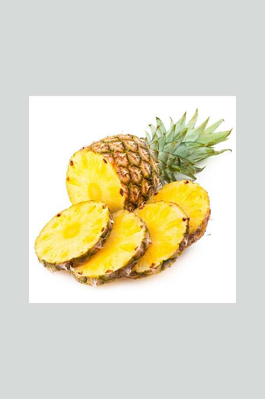 新鲜美味菠萝水果食品图片