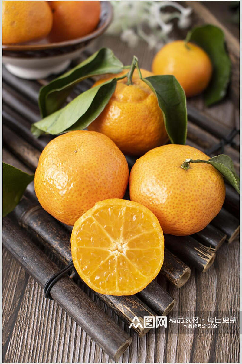 原生态橙子水果图片素材