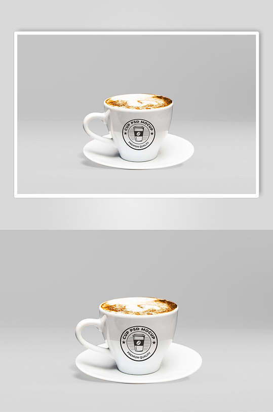 创意咖啡杯子LOGO展示样机效果图