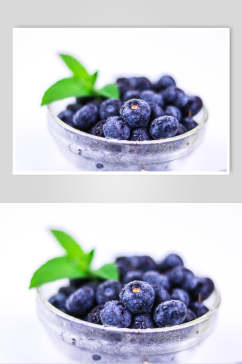 新鲜美味水果蓝莓食品实拍图片