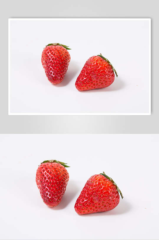 新鲜美味草莓美食实拍图片