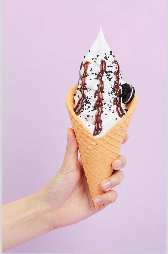 紫色冰淇淋图片饮美食图片