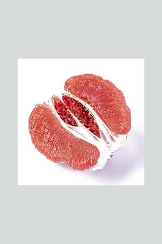 新鲜红心柚食品实拍图片