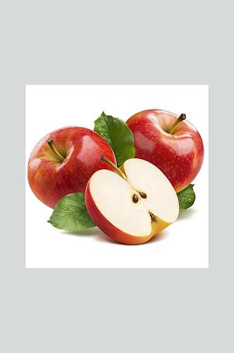 品质红苹果美食摄影图片