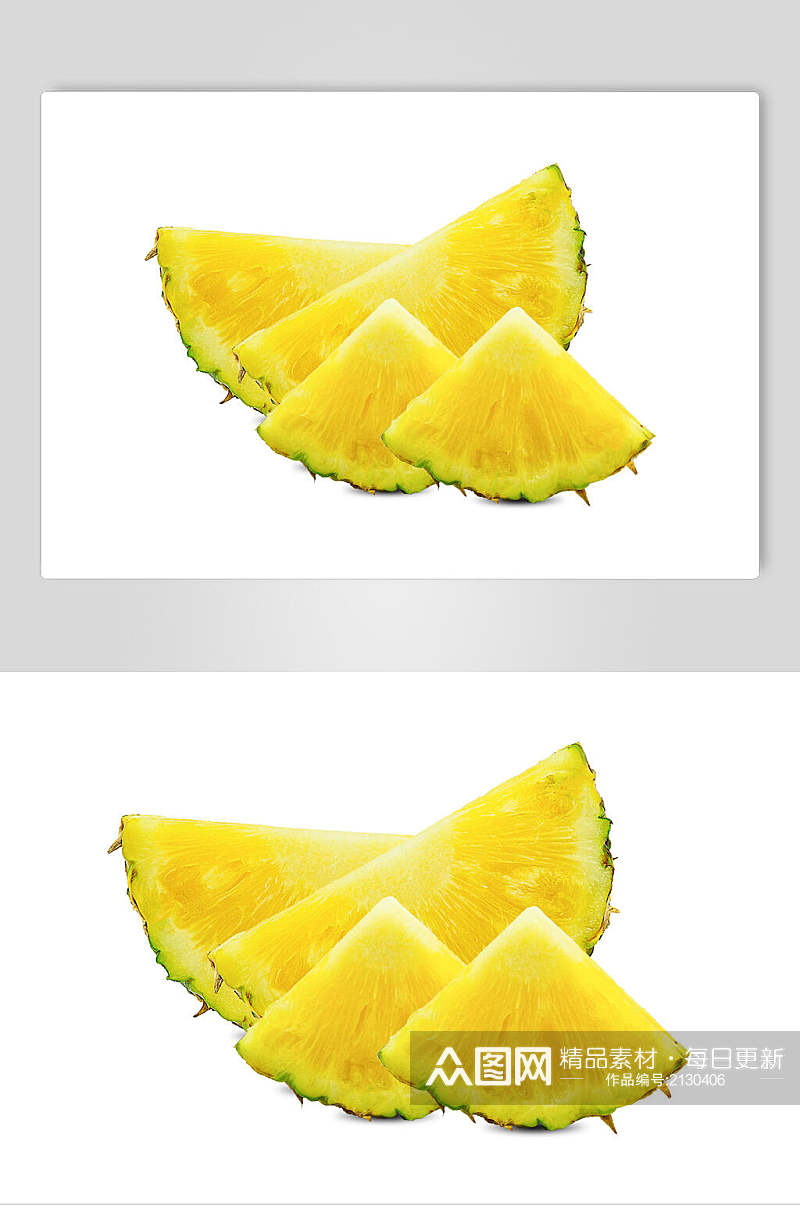 新鲜黄心西瓜食品实拍图片素材