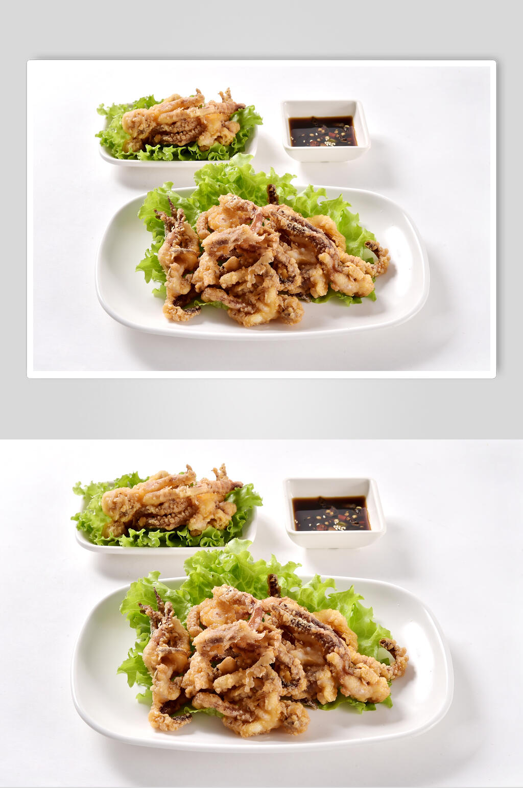 营养健康韩式炸鸡小食高清图片素材