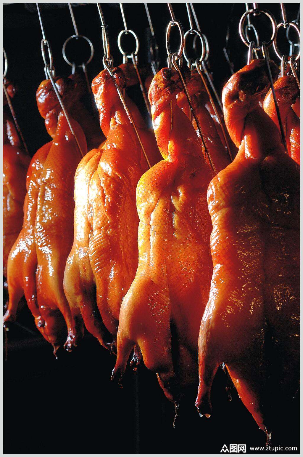 流油烧鸭摄影图片