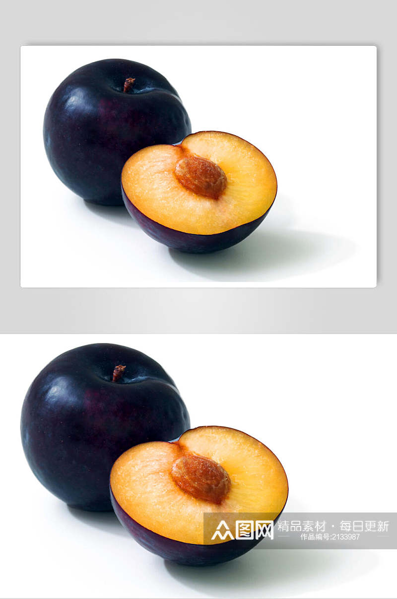品质黑布李水果食品图片素材