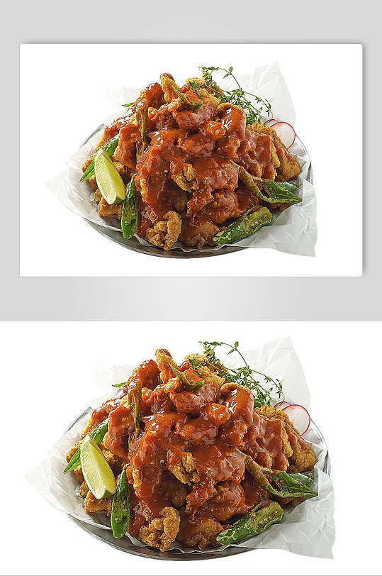 飘香韩式炸鸡小食食品图片