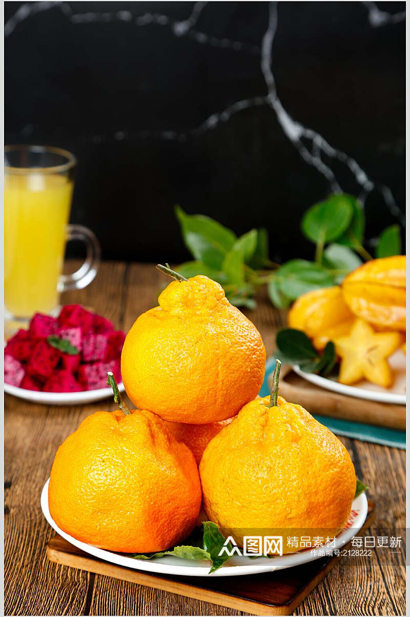 精品丑橘水果图片素材