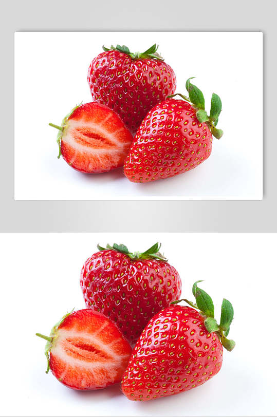 美味草莓美食实拍图片