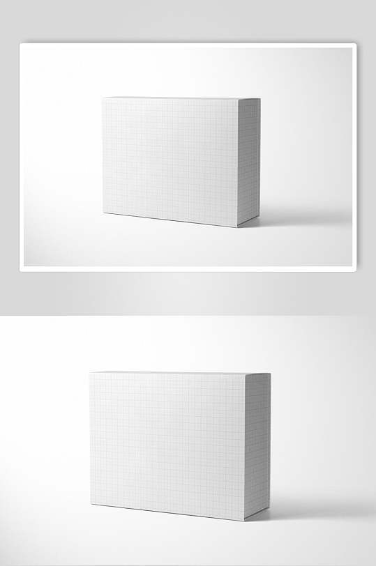 简约自然服装长方形包装盒样机