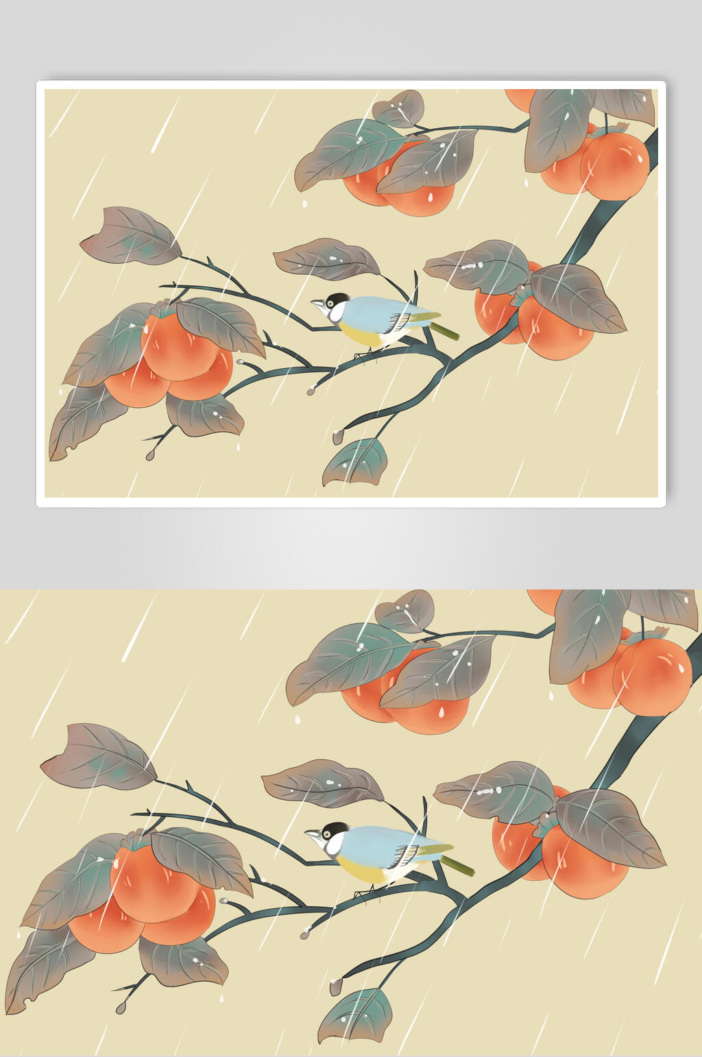 水彩花卉插画素材素材