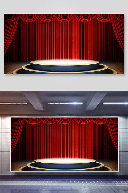 新年晚会舞台背景立即下载2022新年春节虎年吉祥大气舞台背景海报春节