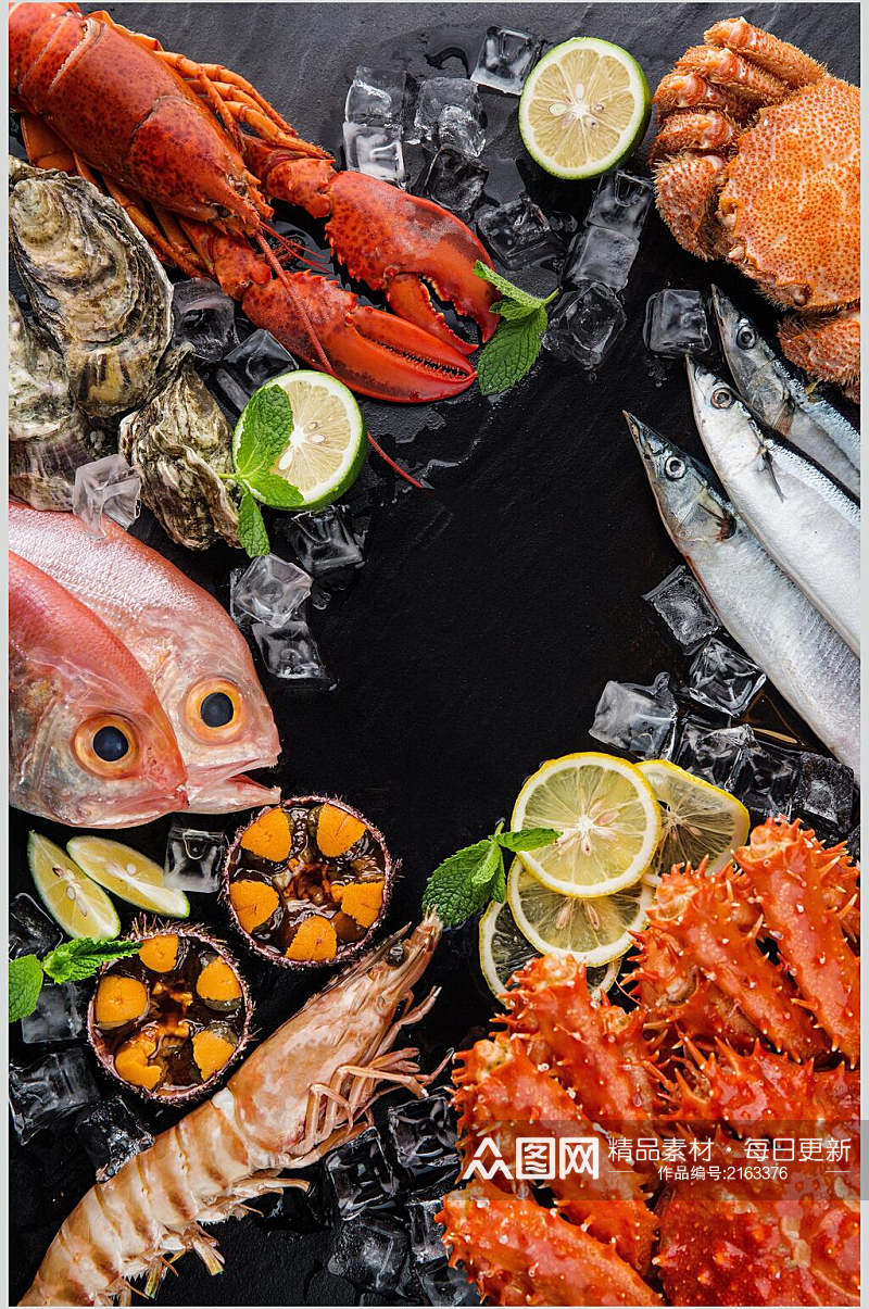 海鲜日式料理摄影图片素材