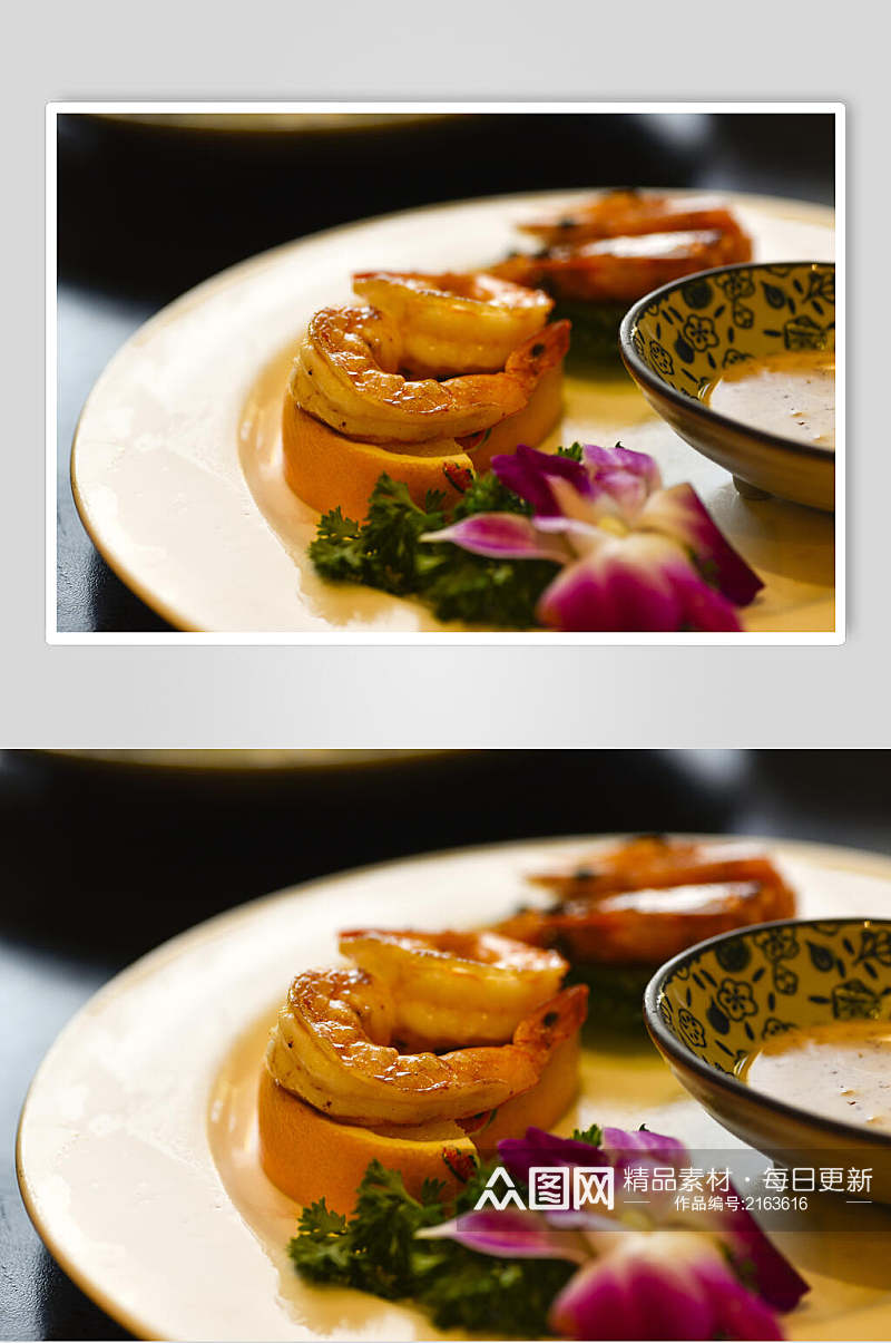 美味海鲜小吃日式料理摄影图片素材