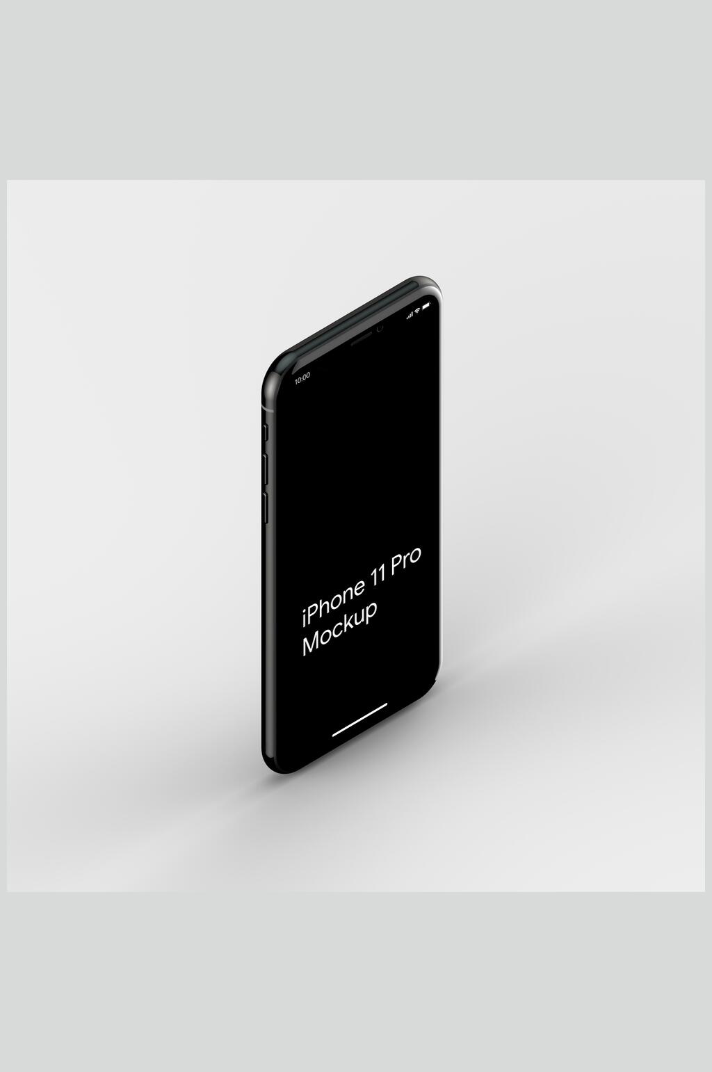 众图网独家提供简约绚烂黑色手机展示屏幕样机素材免费下载,本作品是