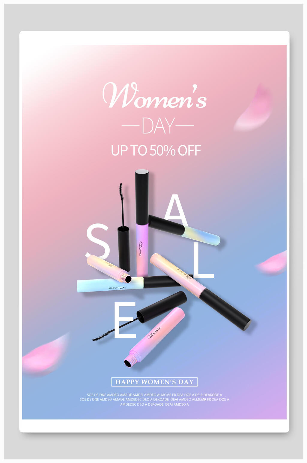 眼影美妆彩妆化妆品海报模板下载-编号2163742-众图网