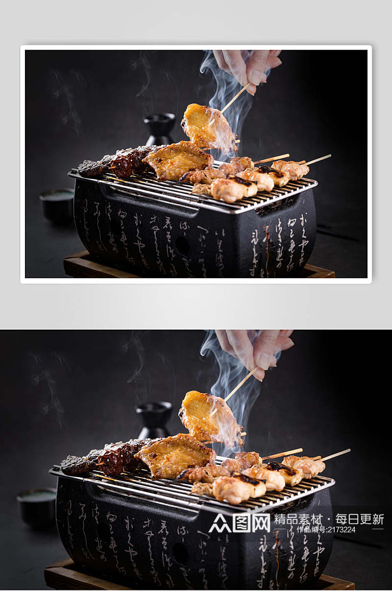 美味烤肉日式料理摄影图素材