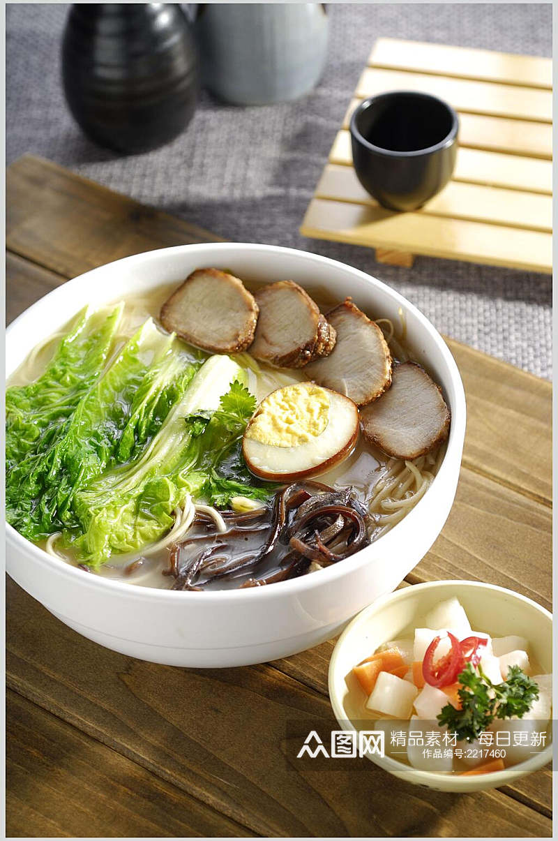 日式面食料理摄影图片素材