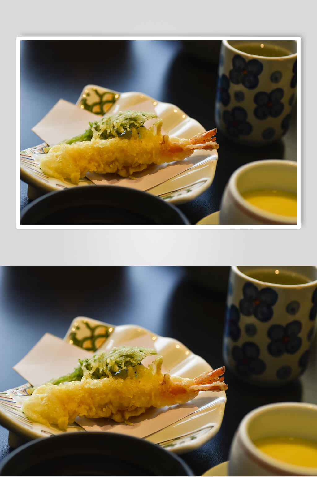 鲜虾日式料理摄影图素材
