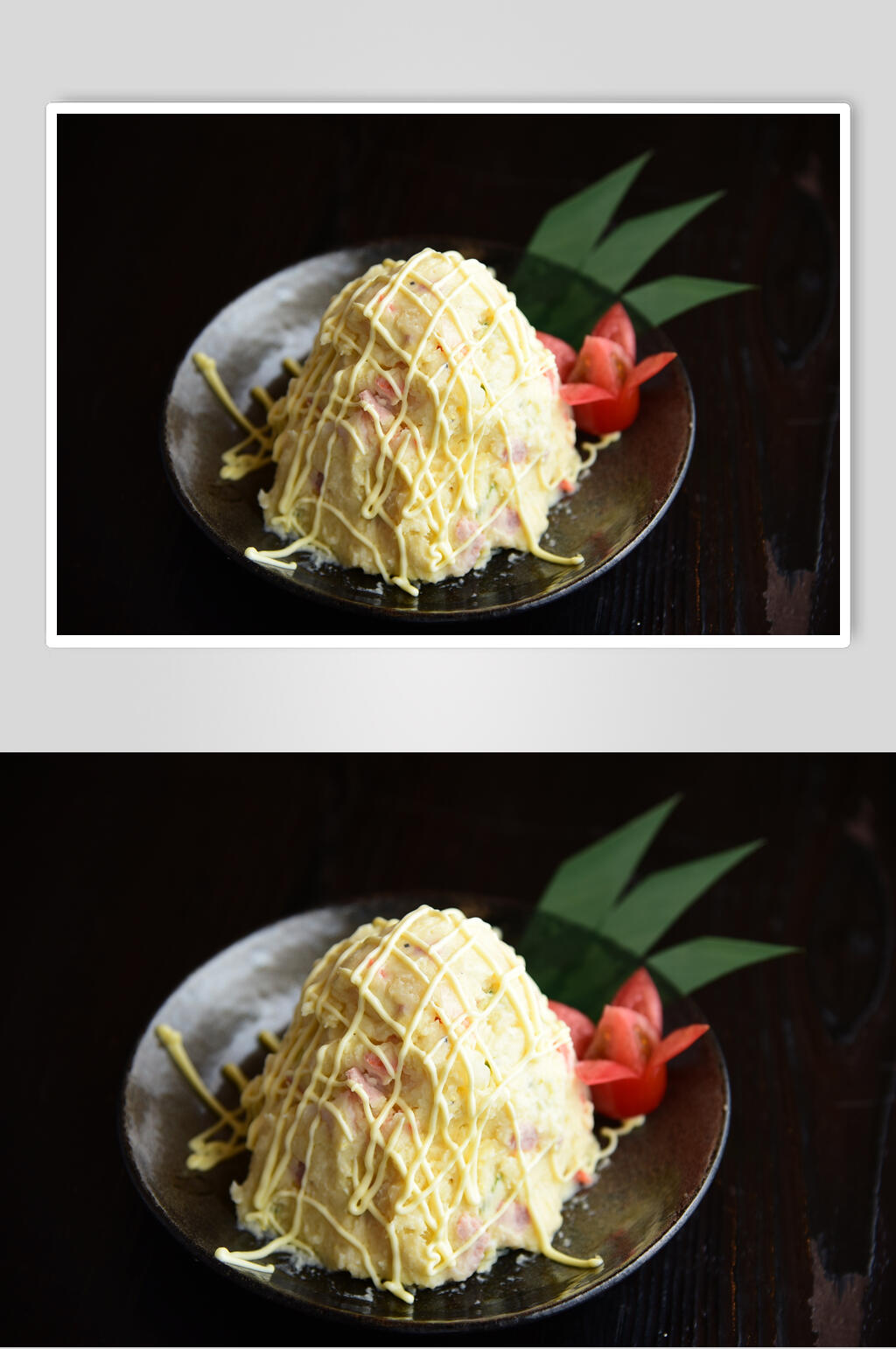 芝士沙拉日式料理摄影图片素材