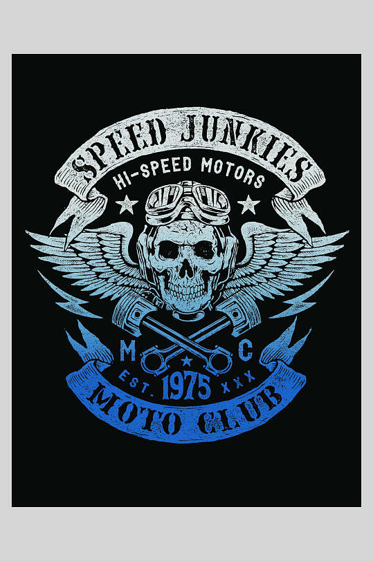 创意个性暗黑纹身刺青矢量素材