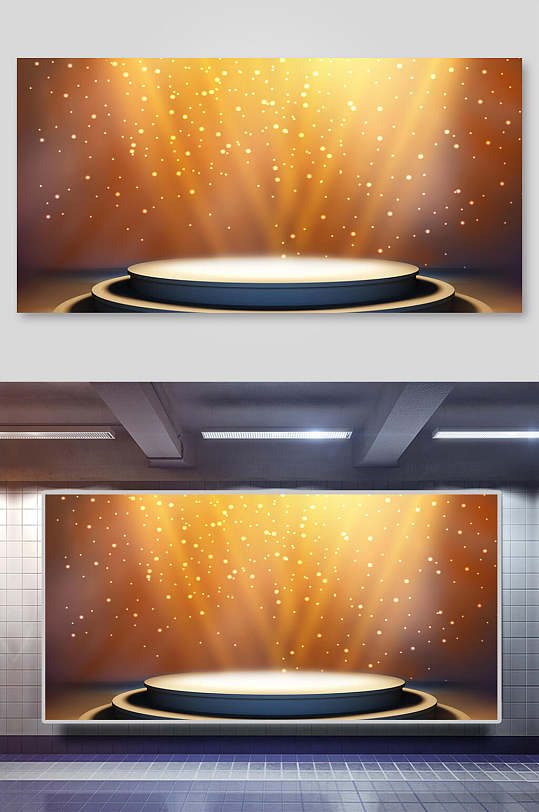 时尚春节高端舞台背景